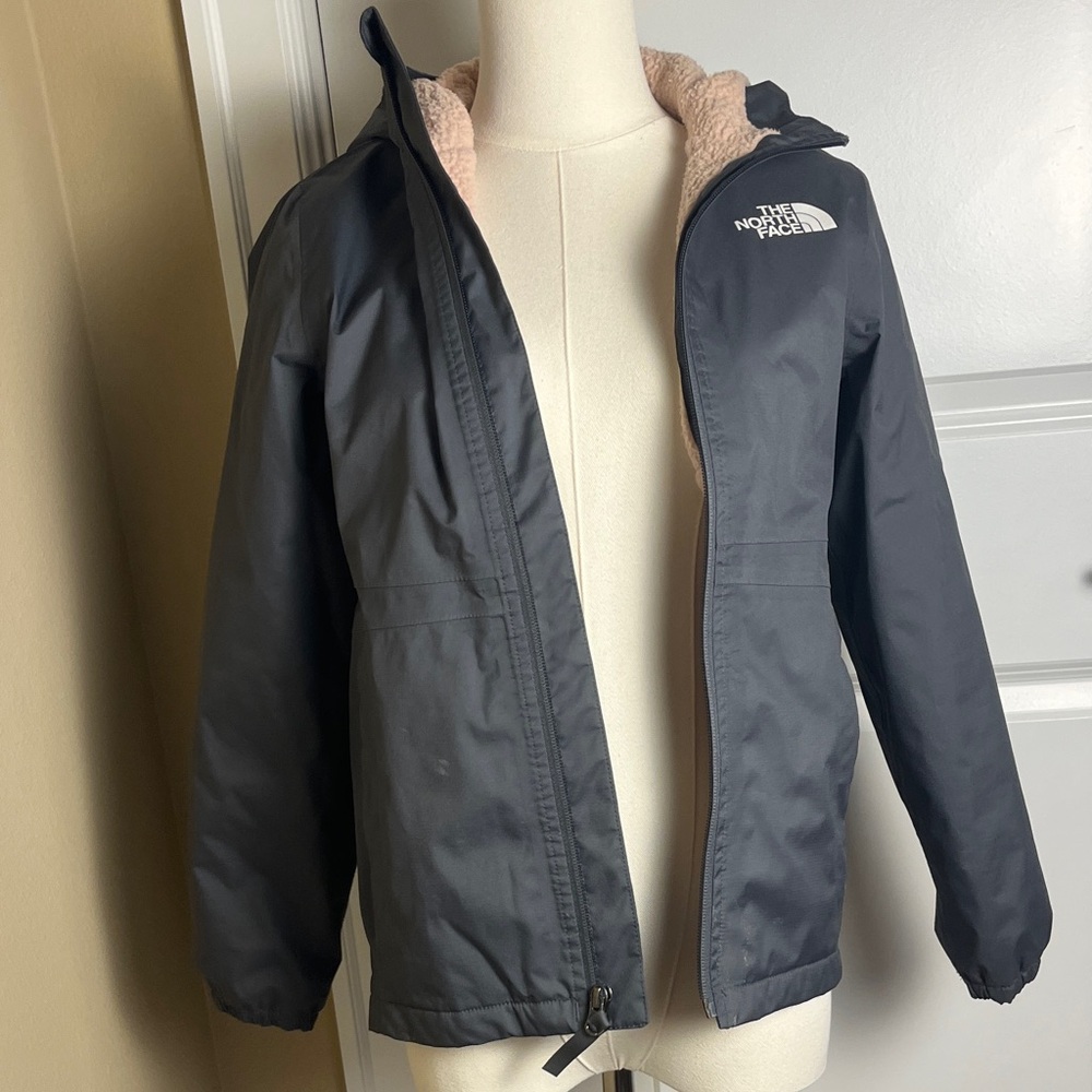 The North Face Kids Gray Raincoat